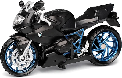BMW HP2 Sport Black Motorcycle Model, Motormax Scale 1:18 - Image 1 of 4