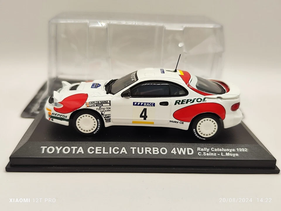 TOYOTA CELICA TURBO 4WD - CATALUNYA '92 - N.4 - C.SAINTZ - scala 1/43 - TC006 - Immagine 1 di 1