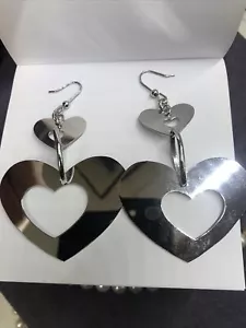 orecchini cuori in argento 925 - Foto 1 di 4