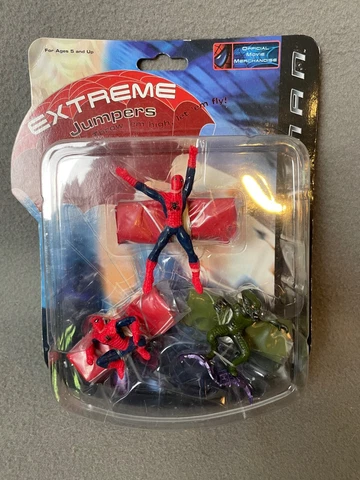 Spider-Man & Green Goblin Extreme Jumpers Figures Movie Merchandise 2002 Cover