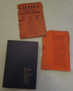 "Chains: Lesser Novels & Stories" by Theodore Dreiser - 1927, 1st Ed. - Imagen 1 de 13