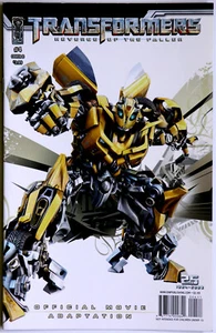 Transformers Revenge of the Fallen #4 Variant B Official Move Adaption - IDW - Imagen 1 de 1
