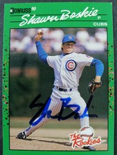 1990 Donruss (The Rookies) SIGNED: Shawn Boskie, CUBS
