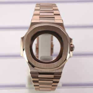 AR layer sapphire glass Seiko Nautilus mod Watch Case nh35 nh36 stainless steel - Picture 1 of 19