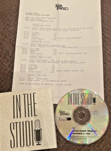 Bryan Adams Reckless "In The Studio" Radio Show # 72, 6.11.89 mit Queueblatt - Bild 1 von 9