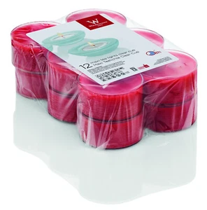 Maxi Teelichter 8h groß PC Cup 12er Pack Ø57mm Flatpack Kerzen Wiedemann - Picture 1 of 4