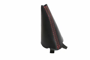 Fits 02-06 Mini Cooper Real Leather Automatic Shift Boot w/Red Stitch  - Imagen 1 de 5