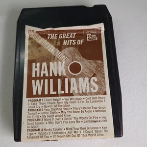 THE GREATEST HITS OF HANK WILLIAMS 8 TRACK TAPE RARE - Bild 1 von 4