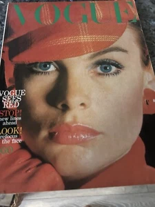 JEAN SHRIMPTON Donyale Luna PEGGY MOFFITT Jill Kennington PATTIE BOYD  Red Vogue - Picture 1 of 20