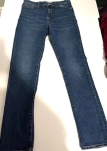 Old Navy Boys Jeans Blue Denim Size 18 Skinny Built-In Flex Adjustable Waist - Picture 1 of 8