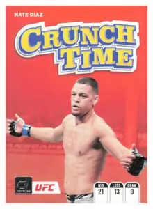 2022 Donruss UFC #20 Nate Diaz Crunch Time - Foto 1 di 2