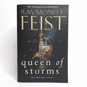 Firemane Saga II Queen of Storms Large Paperback Book by Raymond E. Feist - Picture 1 of 11
