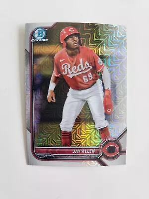 Jay Allen Prospect Mega Box Mojo Refractor BCP-234 Reds 2022 Bowman Chrome - Image 1 of 2