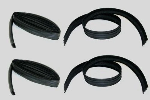 Kit de canal de funcionamiento de vidrio resistente a la intemperie para cinturón de ventana de puerta KD1018A para Dodge A100 1964 Foto 1 de 1