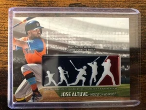 2018 Topps Baseball Logo patch card - Jose Altuve PWP-JA - Picture 1 of 2