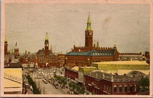 Postal de colección Dinamarca Kobenhavn Vesterbrogade Copenhagen B194 - Imagen 1 de 2