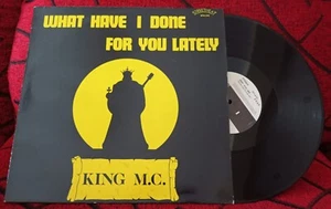 KING M.C. *What Have I Done For You Lately* 1986 SPAIN 12" SINGLE *JANET JACKSON - Picture 1 of 4