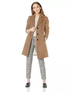 Calvin Klein Classic Cashmere Wool Blend Coat-New with tags, size 18. RRP$298 - Picture 1 of 12