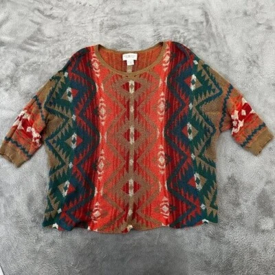 Camisa Ralph Lauren Denim & Supply Estampado Tribal Azteca Para Mujer MEDIANA Foto 1 de 4