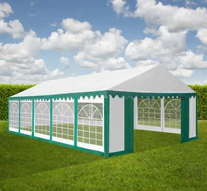 XXL 5x10 m PVC Bierzelt Zelt Pavillon Partyzelt Festzelt Vereinszelt Gartenzelt - Bild 1 von 8