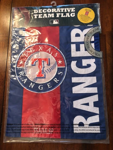 Texas Rangers MLB Licensed Decorative House Garden Flag Wall Banner BNIP Cover