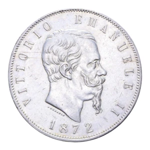 5 LIRE 1872 ROMA VITT. EMANUELE II - Picture 1 of 2