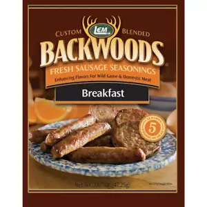 Backwoods Frühstück frische Wurst Gewürz, Jahreszeiten 5 Pfund Fleisch - Bild 1 von 12