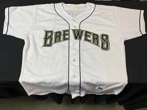 Camiseta deportiva 1995 de los Milwaukee Brewers Phil Garner #3 MLB talla 48 con certificado de autenticidad - Imagen 1 de 7