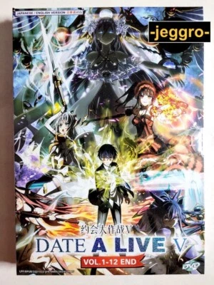 Anime DVD Date A Live V Vol. 1-12 End ENGLISH DUB & SUB All Region FREE SHIPPING - Image 1 of 4