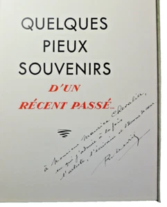 Guerre 14/18. Exemplaire de Maurice Chevalier ( chanteur). Lettres Pétain, Foch. - Imagen 1 de 13