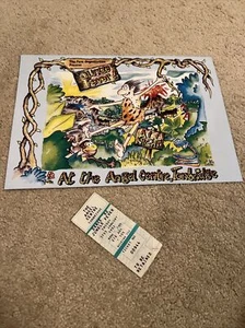 Jungle Fever Dance ‘92 Angel Centre Tonbridge Ticket And 1992 Rave Flyer A4 - Imagen 1 de 4