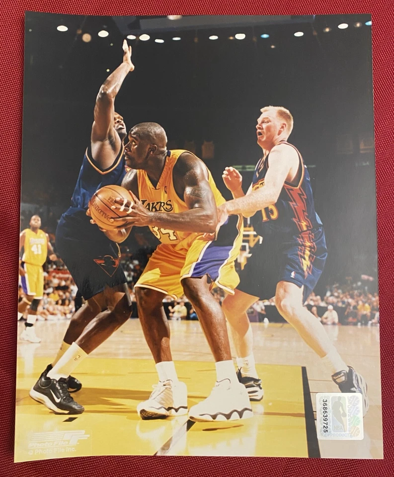 SHAQUILLE O'NEAL 8x10 UNSIGNED PHOTO FILE LICENSED SHAQ LOS ANGELES LAKERS HEAT - Image 1 of 1