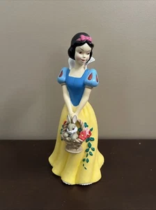 Disney Prinzessin Schneewittchen geformte 8,5" Münzbank mit Klopfer im Korb EUC - Bild 1 von 8