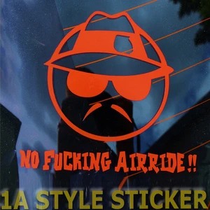 Adesivo Low Rider No Fucking AIRRIDE The Shokcer Air non è uno stile di vita JDM S - Foto 1 di 1
