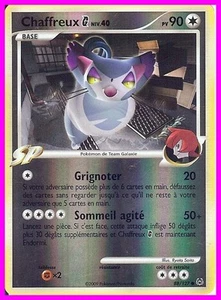 Carte Pokemon " CHAFFREUX " Niv 40 PLATINE PV 90 88/127 HOLO  VF - Bild 1 von 1