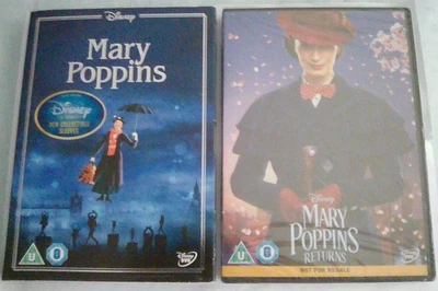 Mary Poppins & Mary Poppins Returns: Julie Andrews - 2 Brand New & Sealed DVD's - Image 1 of 4