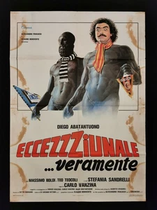 WIRKLICH AUSSERGEWÖHNLICH Plakat Poster Diego Abatantuono Bronze Riace Milan 78 - Bild 1 von 1