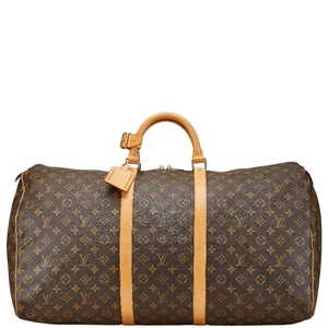 LOUIS VUITTON Monogram Kiepol 60 Boston bag travel bag M41422 Women 【Used】 - Picture 1 of 13
