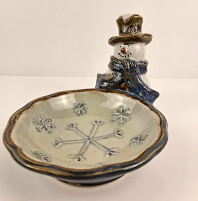 St Nicholas Square "Forest Friends" Hand-Painted Stoneware Dish - Image 1 of 4