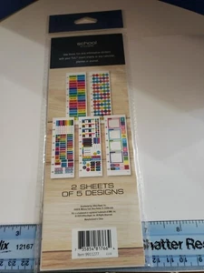 TUL Planer Aufkleber, 3" x 8,5", helle Designs, Packung mit 10 Blatt - Bild 1 von 9