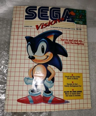 Sega Visions Magazine (Summer 1991) Sonic the Hedgehog - Image 1 of 4
