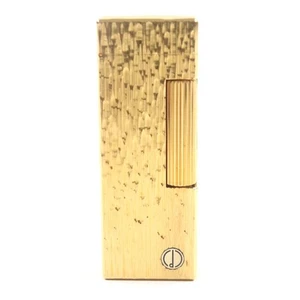 Encendedor de gas con logotipo cuadrado Dunhill estuche dorado encendido suizo OK - Imagen 1 de 8