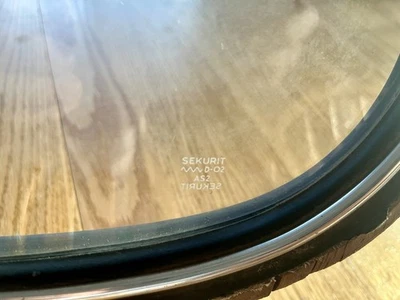 Volkswagen VW Escarabajo 1964-1974 convertible ventana trasera vidrio con marco de madera/metal Foto 1 de 4