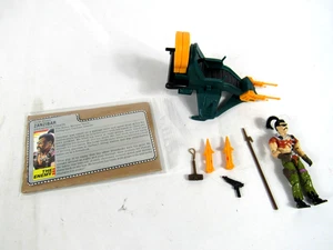 G.I. Figura de acción Hasbro 1987 completa suelta Joe Zanzibar con Air Skiff - Imagen 1 de 9