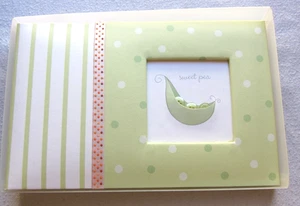 New Pepper Pot Sweat Pea Photo Album Hold 30  5 x 7 Photos GC - Picture 1 of 4