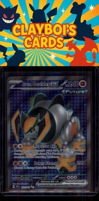 Iron Boulder ex SV05: Temporal Forces Pokémon 192/162 Ultra Rare NM+ - Image 1 of 2