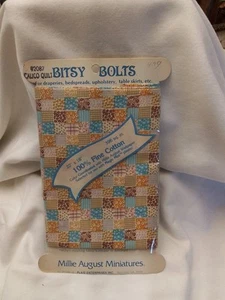 Bitsy Bolts Calico Quilt Fabric #2087 22"×18" Millie August Miniatures - Picture 1 of 7