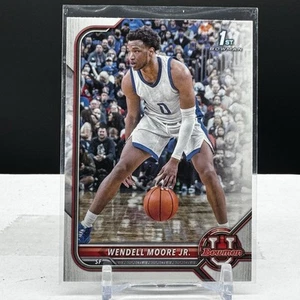 2022 Topps Bowman University Basketball 1st #82 Wendell Moore Jr - Imagen 1 de 2