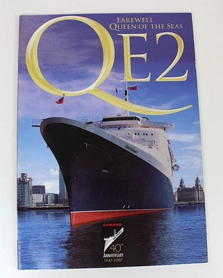 Farewell Queen of the Seas QE2 Cunard 40th Anniversary Cruise Ships Shipping - Image 1 of 4