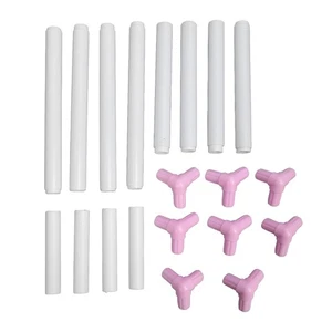 (Pink)Embroidery Frame Lap Stand Cross Stitch Stitching Holder Set Rectangular - Picture 1 of 12